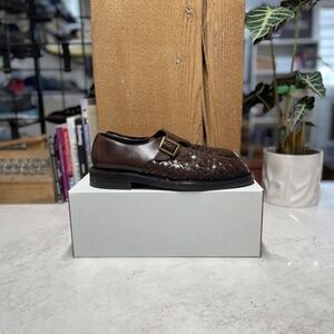 Cole Haan Brown Weaved Dress Shoes. (Size 11)